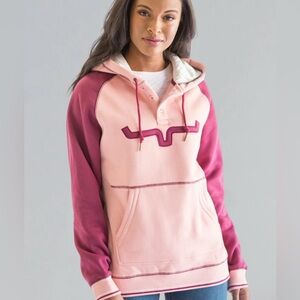 #3477. Kimes Ranch Amigo Rose Women's Hoodie W/ Kangaroo Pocket. Size XXL. NWT